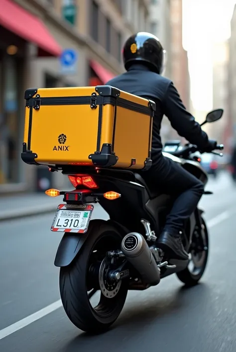 Motorcycle box for delivery 