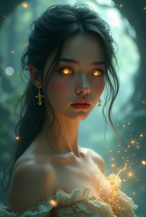 Magical young woman