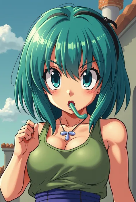 Dragon Ball Bulma With A Penis In Her Mouth