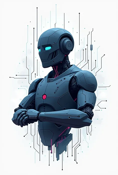 I want to create a logo for a blog that talks about programming and robotics