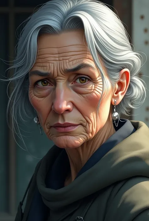 Mature old woman  anime 