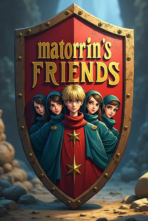  A team shield that says "Matorrins Friends  "