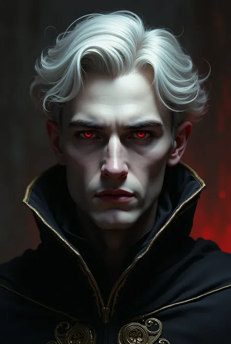 Create an image of Marcus Volturi with the description of his pretty vampire appearance from the book Twilight 