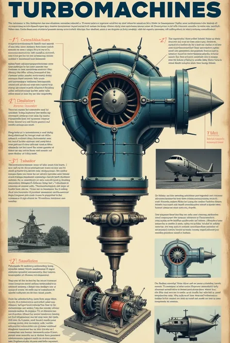 Generate images show how I can present a slide on the historical origin of Turbomachine by slid a single slid 