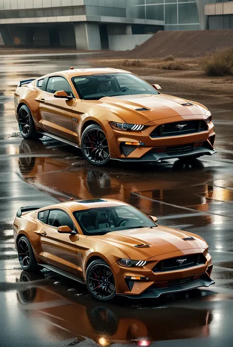 2025 Ford Mustang, rainy conditions