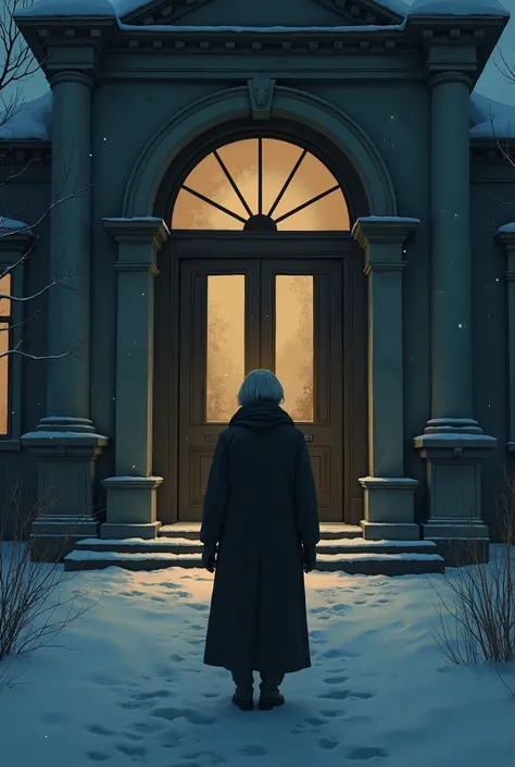 On a cold and dark winter night, a 60-year-old woman knocked on the door of a religious center 