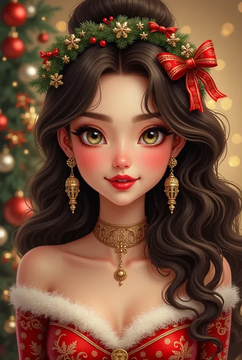 Create with very beautiful letters and written in combination with Christmas "Catalog Avatar Creator V2"