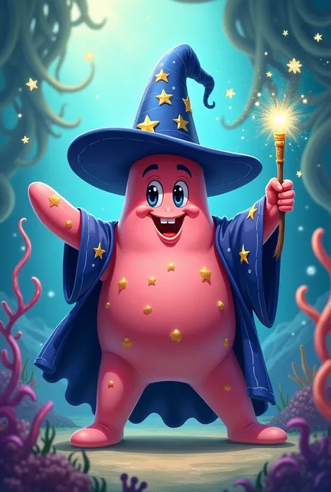 Patricio Star SpongeBob Wizard