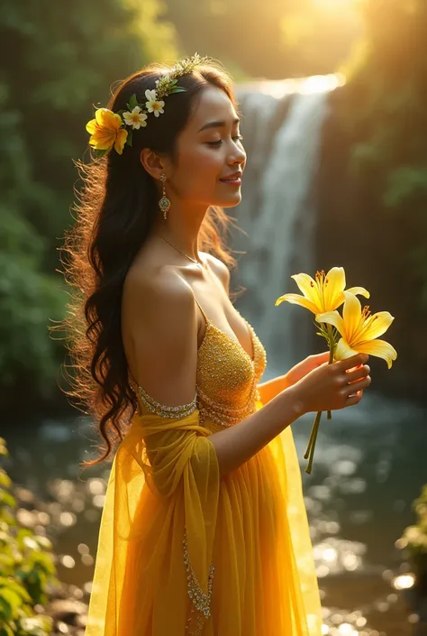 Love the tea being called juice she is beautiful this big she is such a beauty so much love dot she likes to wear a yellow dress that shines as if it were a gold one is almost golden yellow from her dress she wears clear jewelry bracelets gold earrings and...