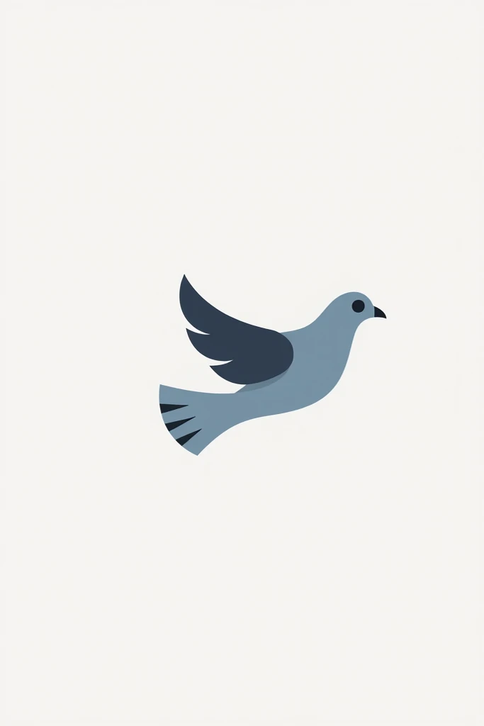 Make a logo design name is Pigeon Soft,its a technology company, main icon is letter "P", p letter like a flying bird make them abstract minimalistic icon. 