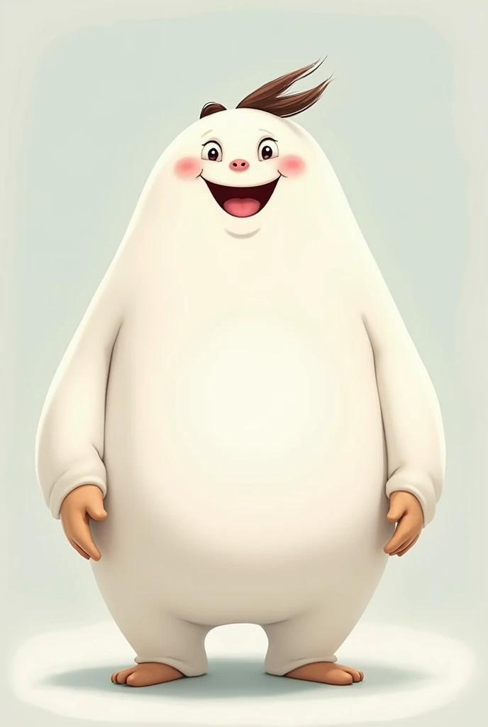 A white test engineer, a little overweight.  Friendly and cheerful face. disney (carnet photo style ) 