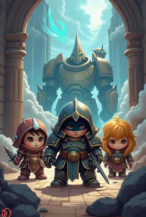 Warhammer characters in chibi version 