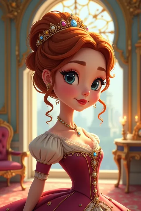 Play Elizazbeth Bishop Romanoff in a cartoon 