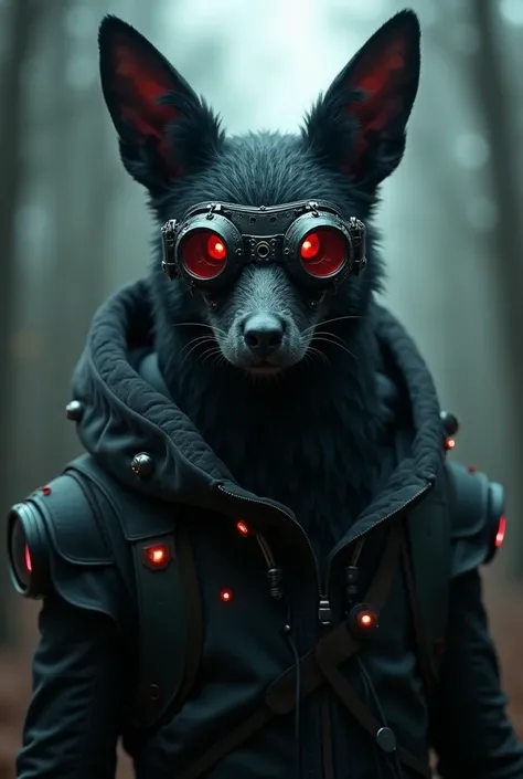  A Gothic FPV pilot with the glasses in use. The pilot must be an animal 