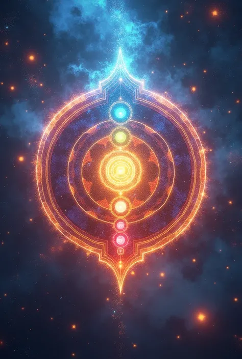 Energy Shield of the Seven Chakras in the Cosmos