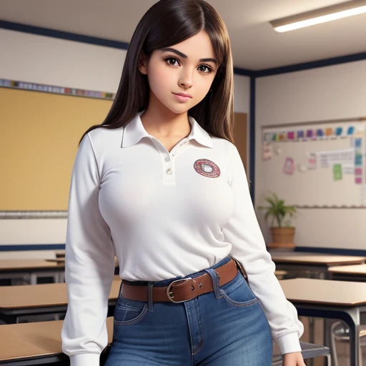 2010s vintage film style, a wide upper body petite cute shy innocent slightly chubby upper body macromastia size breasts Mexican raven nyuugao nerdy emo teen, short volumetric brown hair, beautiful detailed brown eyes, cutely detailed lips, super cute high...