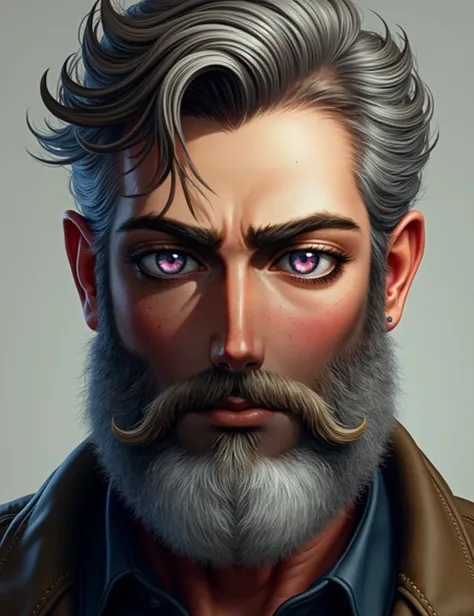 Give him a beard, dont change anything else