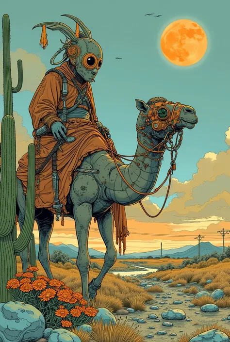  Plague A man wearing a mask is riding a camel, Desert Marauders ,King of the Desert,And other items , dmt Death of Ego  ,    Exquisite Futuristic Art   , DMT Art,   DMT Egodes   ,   Dan Mumford and Alex Grey Style,    Psychedelic Transart   ,    Ultra Det...