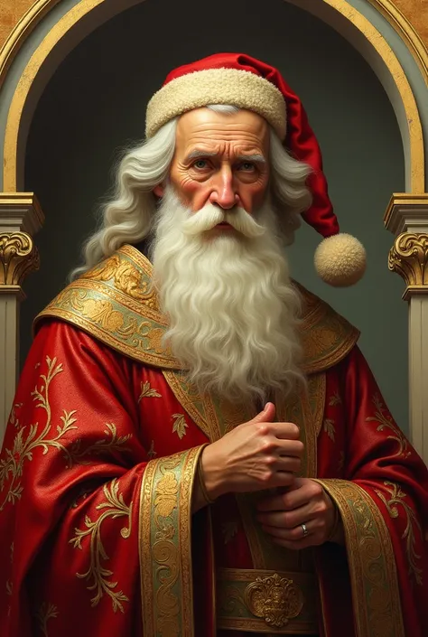 santa is a orthodox painting