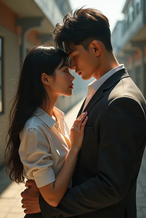 Korean girl is seducing the strongest guy in school