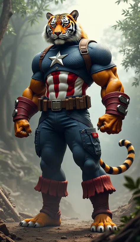 Captain America+ Tiger hybrid version 