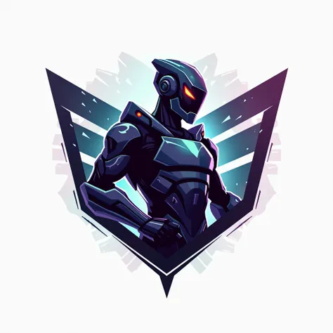 SGG esport 2d shaoe robot logo