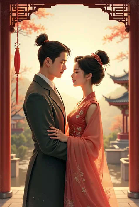 Couple in 1900s Chinese