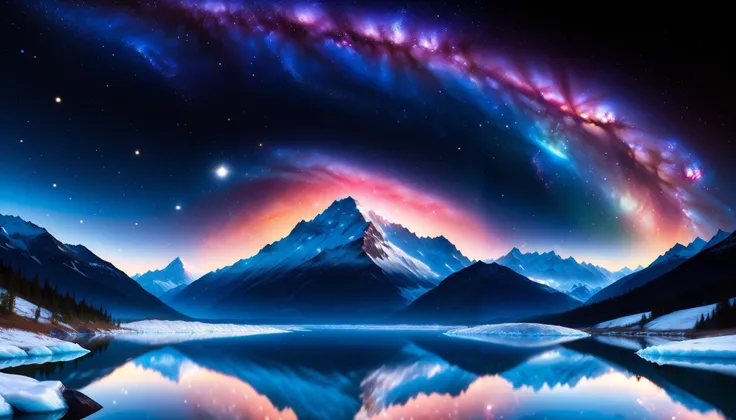 super high definition , high definition, High Quality ,Spectacular views,A huge, realistic Milky Way galaxy that dazzles the night sky and covers the entire sky, sky full of stars,An unbelievable number of stars々The brilliance,A majestic, bright Milky Way...