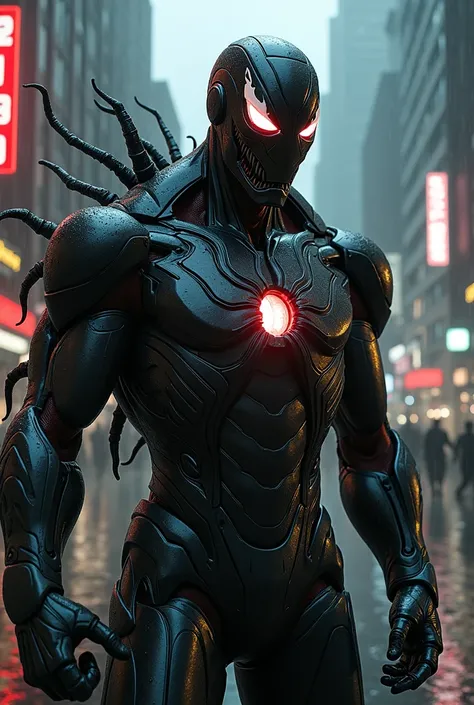 Iron Man Venom noir