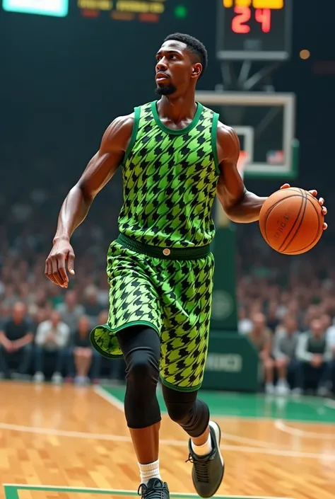 Green Basketball Shirt Pattern