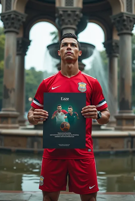 Ronaldo standing at the flora fountain at Mumbai with a poster in hand which says eAZe Marketing

"Enhance your branding and marketing efforts effortlessly with our comprehensive toolkit." 