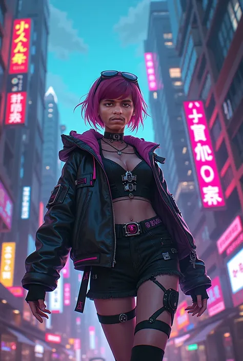 cyberpunk anime verse