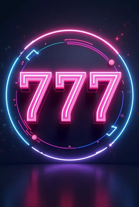 Gaming channel logo with 777