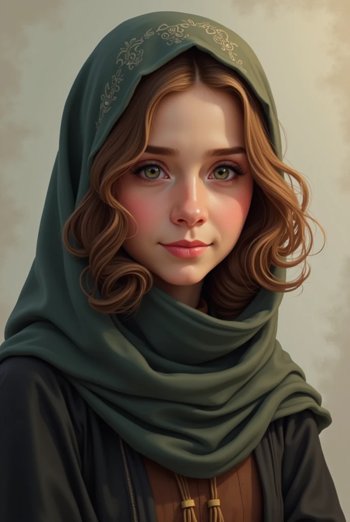 Hermione wearing a hijab 