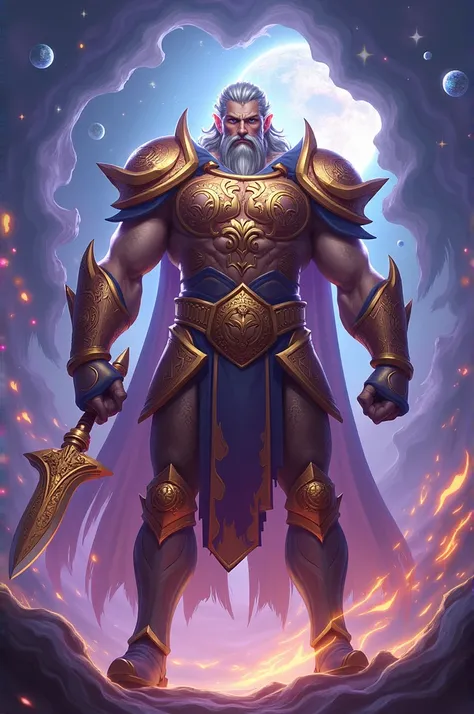 Mlbb splash art, hero martis, zodiac skin, 