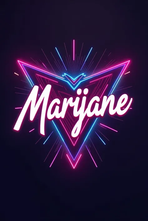 Logo for Uptempo DJ with the name MariJane