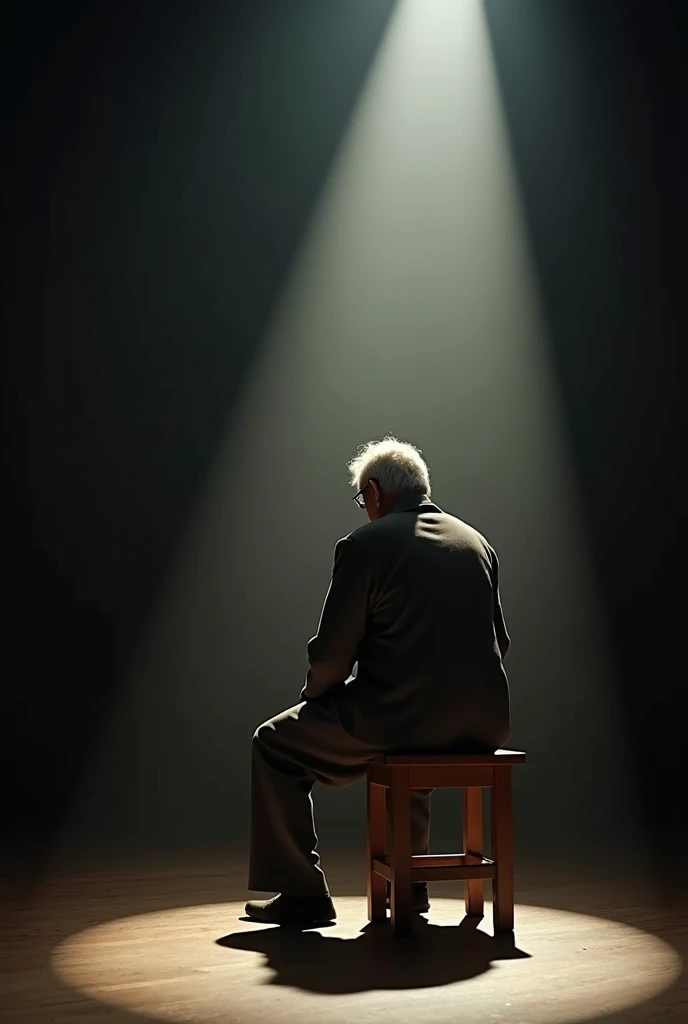 Scene 2: The Man Sits Down]

With a graceful, deliberate motion, the old man slowly lowers himself onto a wooden stool, which creaks slightly under his weight. The audience can feel the tension building as they watch him prepare. The judges are now fully f...