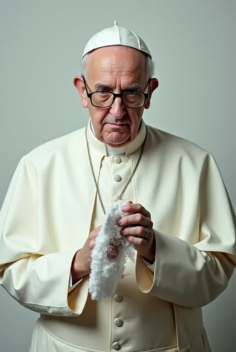 Pope francesco with drugs