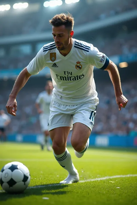 Real Madrid player playing a game