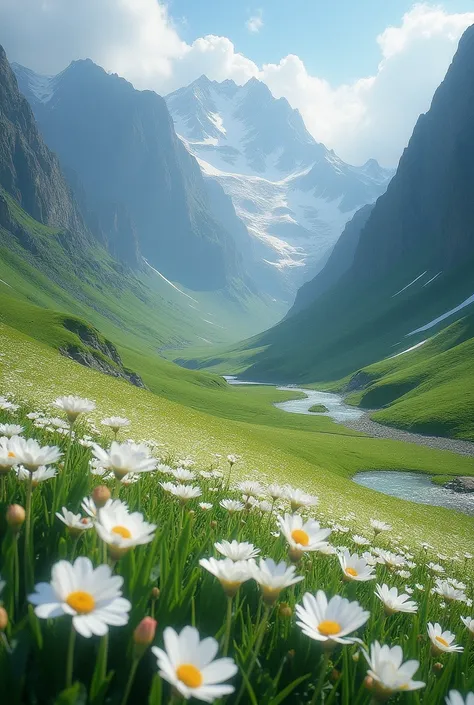 A valley of flowers called “The Liles” which is the name of the valley “The Liles Valley” and the flowers are so beautiful and white like roses but they are extremely rare and only found in this valley in the middle of “Mountains of Miranda” which are moun...