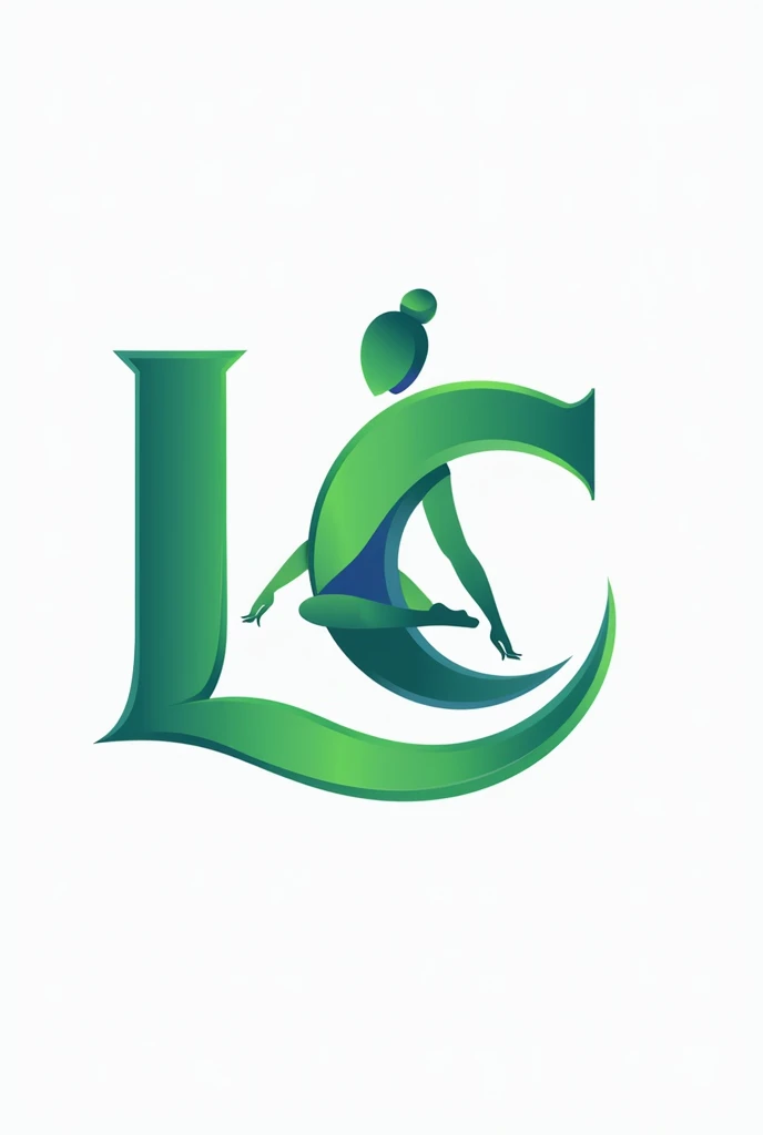 "Design a unique 3D logo for Lifestyle Changer Hub that combines the initials L, C, and H in a creative and harmonious way. The logo should symbolize health, fitness, and transformation. Use bold and vibrant colors like green and blue to represent vitality...