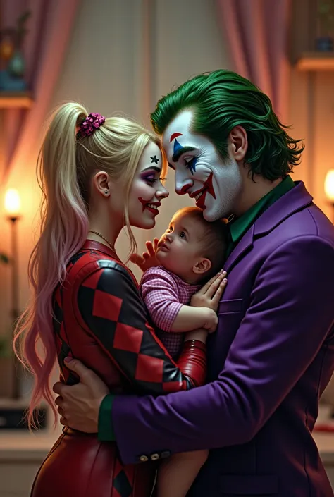 Joker and harley quinn family with s