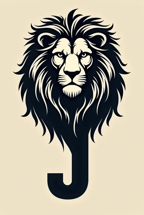 Logo for my clothing store represented with a lion and with the letter J on the bottom.R