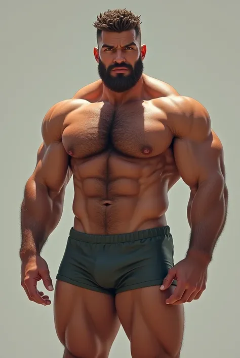 , man, A bit of muscle, Chest hair,  swimsuit