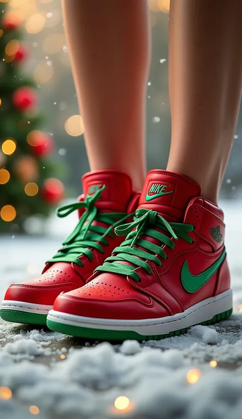 Advertising Nike Christmas shoes 