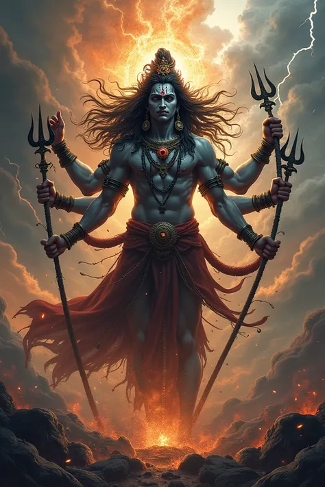 Lord Shiva angry