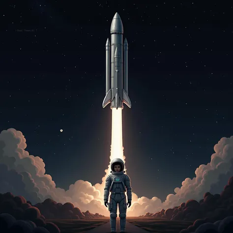 Ride a rocket and head to the moon