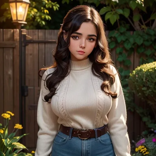 Vintage movie style, a petite cute shy innocent very skinny with monstously huge fat size breasts Mexican nerdy emo teen, volumetric hair, beautiful detailed brown eyes, cutely detailed lips, super cute highly detailed eyes and face, round shape face, mega...