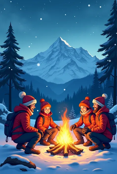 Winter camp posters
