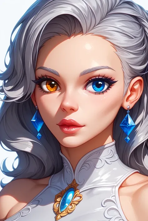 ( Close-up of a better masterpiece :1.5)0.9], (Espace et astronautes :1.2) (Messy silver hair :1.1) (Xanthochromic heterochromia and blue eyes :1.2) (Casque spatial :1.0) (Étoiles colorées dans les yeux :1.0) (Un éclat rayonnant :1.1) ( thick lips  :0.9)